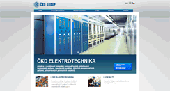 Desktop Screenshot of ckdelektrotechnika.cz